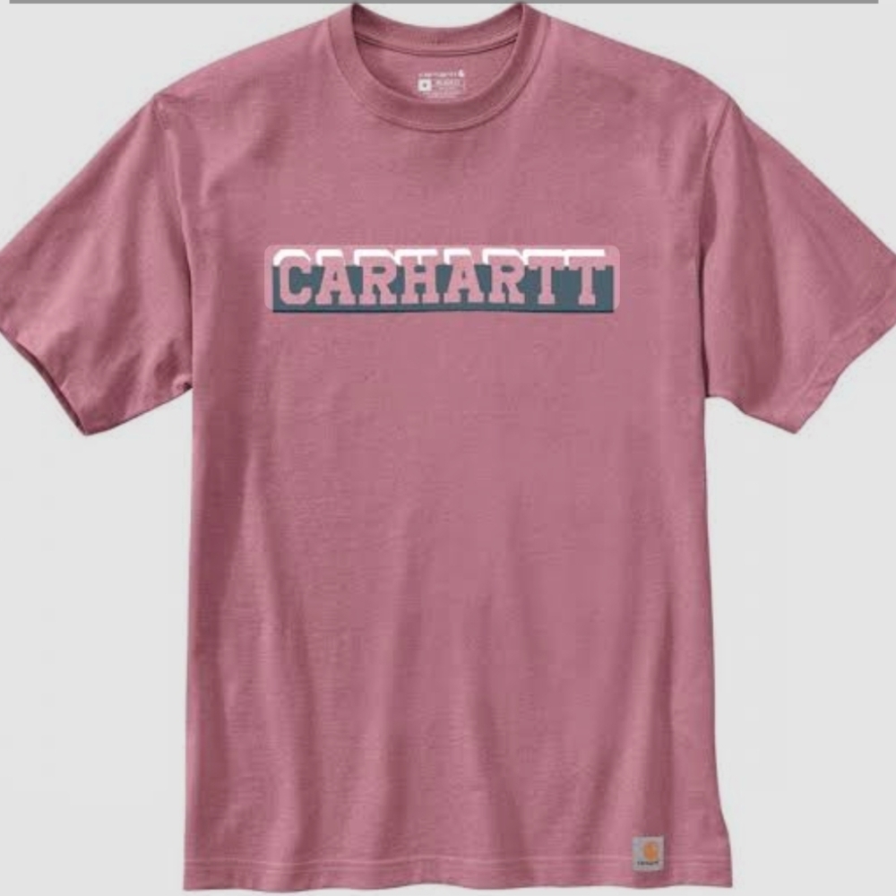 Carhartt Women's Graphic Logo Short Sleeve Tee Size L NWOT MSRP $24.99